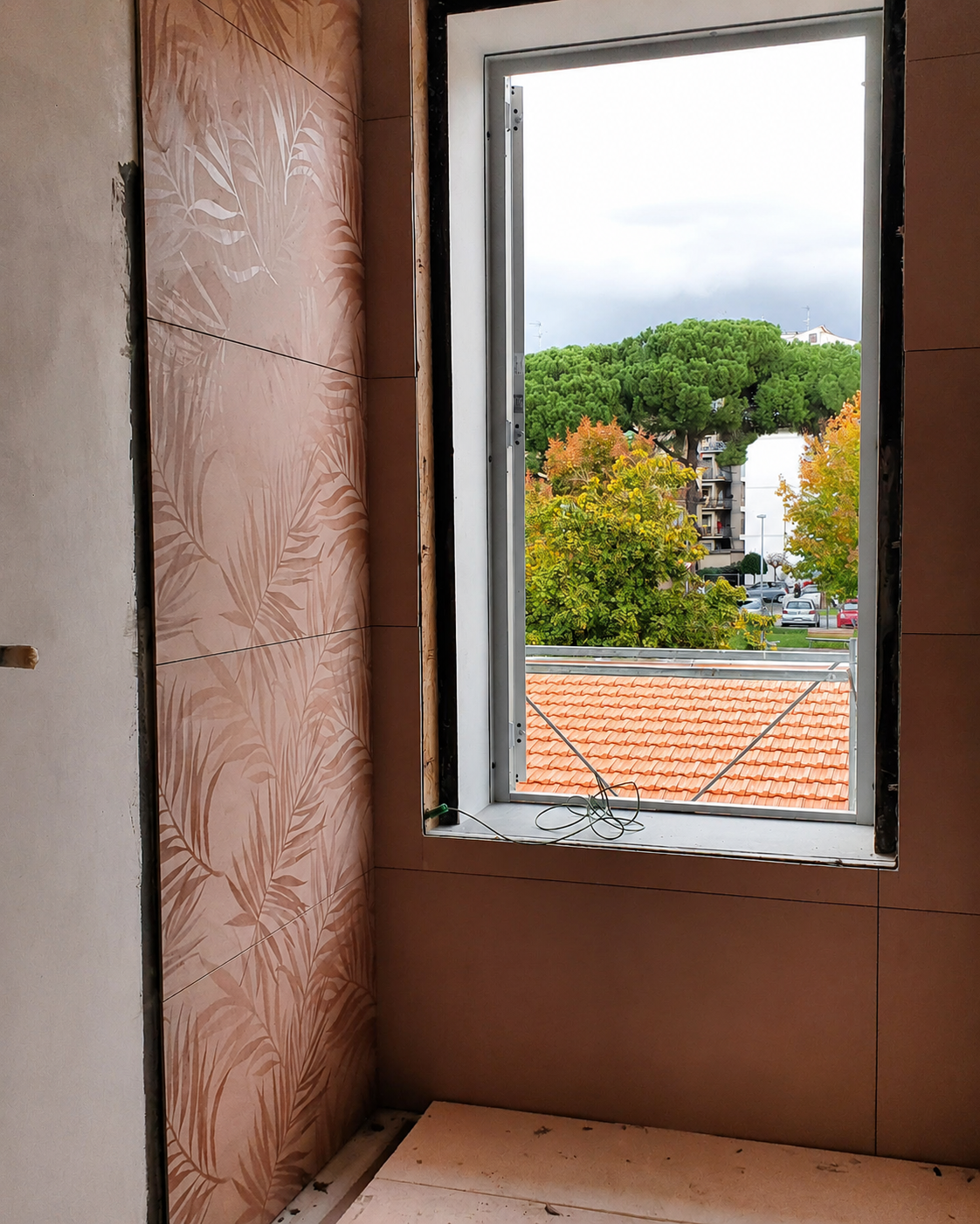 Dettaglio rivestimento bagno principale
